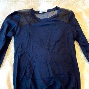 LACOSTE blue marine sweater